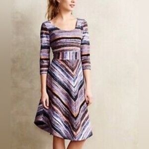 Beautiful Maeve Anthropologie asymmetrical hemline dress!